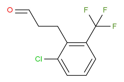 3-[2-chloro-6-(trifluoromethyl)phenyl]propanal