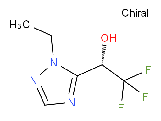 (1S)-1-(1-ethyl-1H-1,2,4-triazol-5-yl)-2,2,2-trifluoroethan-1-ol