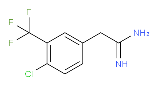 2-[4-chloro-3-(trifluoromethyl)phenyl]ethanimidamide