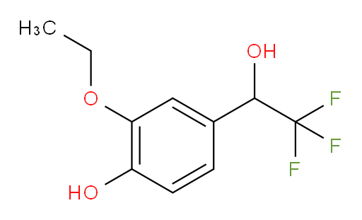2-ethoxy-4-(2,2,2-trifluoro-1-hydroxyethyl)phenol