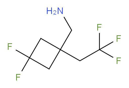 [3,3-difluoro-1-(2,2,2-trifluoroethyl)cyclobutyl]methanamine