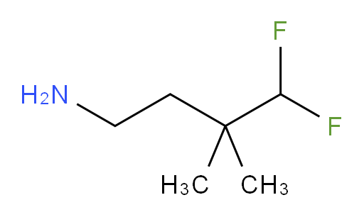 4,4-difluoro-3,3-dimethylbutan-1-amine