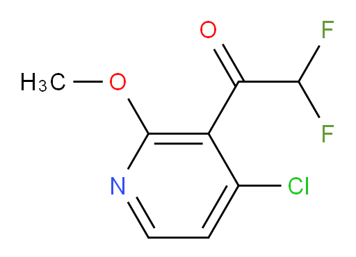 1-(4-chloro-2-methoxypyridin-3-yl)-2,2-difluoroethan-1-one