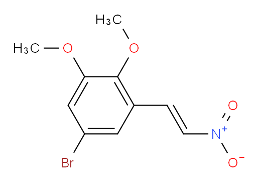 5-bromo-1,2-dimethoxy-3-(2-nitroethenyl)benzene