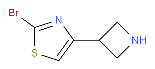 4-(azetidin-3-yl)-2-bromo-1,3-thiazole