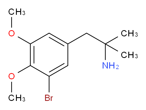 1-(3-bromo-4,5-dimethoxyphenyl)-2-methylpropan-2-amine