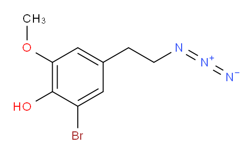 4-(2-azidoethyl)-2-bromo-6-methoxyphenol