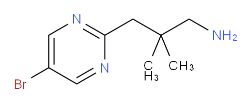 3-(5-bromopyrimidin-2-yl)-2,2-dimethylpropan-1-amine