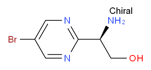(2R)-2-amino-2-(5-bromopyrimidin-2-yl)ethan-1-ol