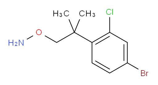 O-[2-(4-bromo-2-chlorophenyl)-2-methylpropyl]hydroxylamine
