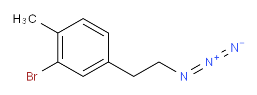 4-(2-azidoethyl)-2-bromo-1-methylbenzene