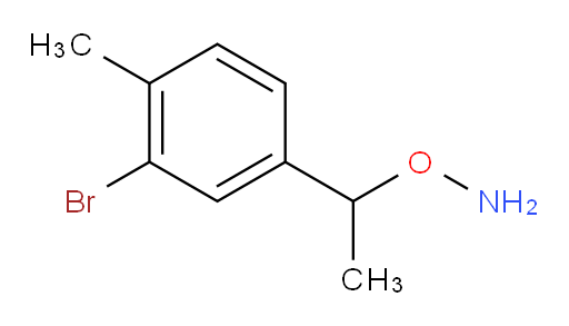 O-[1-(3-bromo-4-methylphenyl)ethyl]hydroxylamine