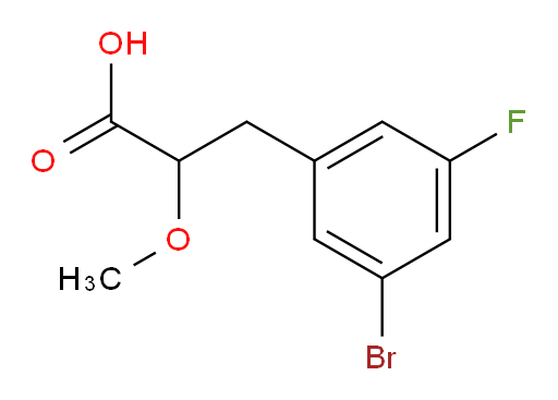 3-(3-bromo-5-fluorophenyl)-2-methoxypropanoic acid