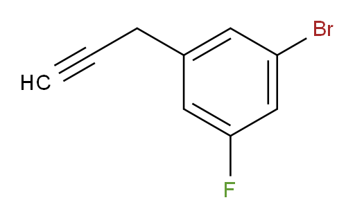 1-bromo-3-fluoro-5-(prop-2-yn-1-yl)benzene