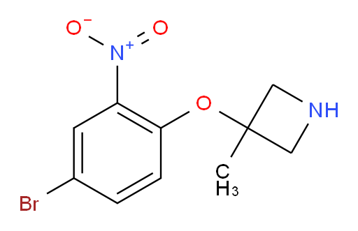 3-(4-bromo-2-nitrophenoxy)-3-methylazetidine
