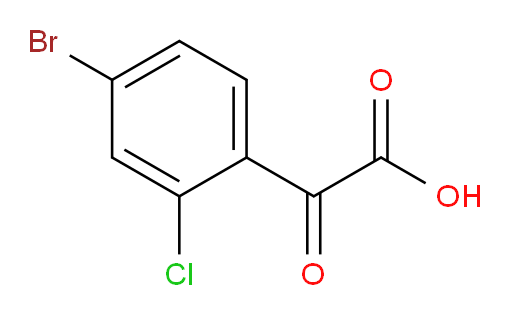 2-(4-bromo-2-chlorophenyl)-2-oxoacetic acid