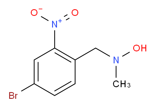 N-[(4-bromo-2-nitrophenyl)methyl]-N-methylhydroxylamine
