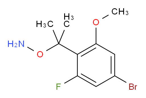 O-[2-(4-bromo-2-fluoro-6-methoxyphenyl)propan-2-yl]hydroxylamine