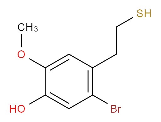 5-bromo-2-methoxy-4-(2-sulfanylethyl)phenol