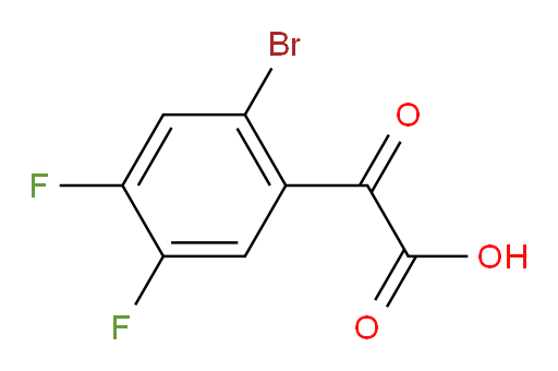 2-(2-bromo-4,5-difluorophenyl)-2-oxoacetic acid
