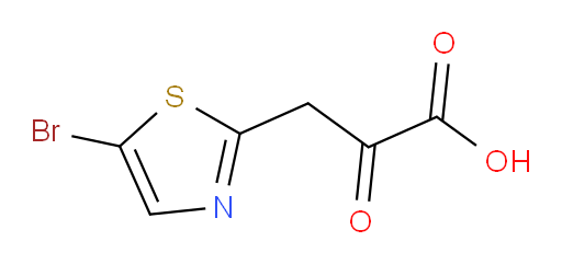 3-(5-bromo-1,3-thiazol-2-yl)-2-oxopropanoic acid