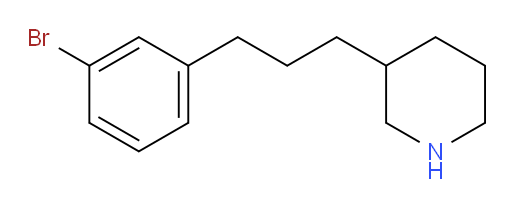 3-[3-(3-bromophenyl)propyl]piperidine
