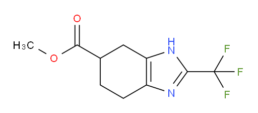 methyl 2-(trifluoromethyl)-4,5,6,7-tetrahydro-1H-1,3-benzodiazole-6-carboxylate