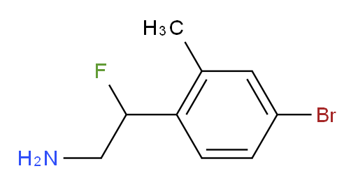 2-(4-bromo-2-methylphenyl)-2-fluoroethan-1-amine