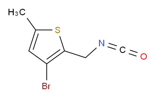 3-bromo-2-(isocyanatomethyl)-5-methylthiophene