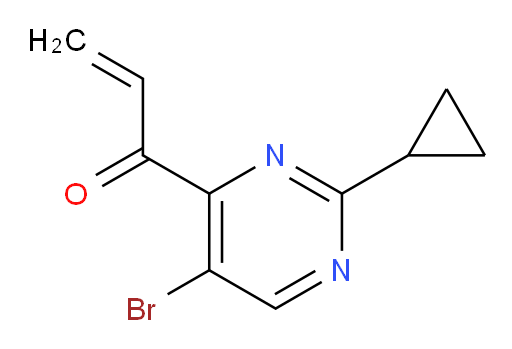1-(5-bromo-2-cyclopropylpyrimidin-4-yl)prop-2-en-1-one