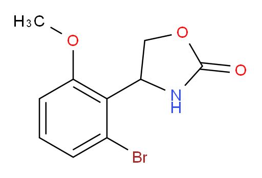 4-(2-bromo-6-methoxyphenyl)-1,3-oxazolidin-2-one