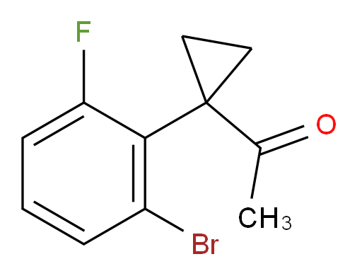 1-[1-(2-bromo-6-fluorophenyl)cyclopropyl]ethan-1-one