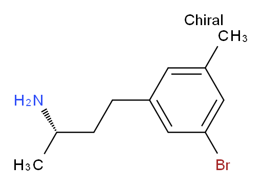 (2S)-4-(3-bromo-5-methylphenyl)butan-2-amine