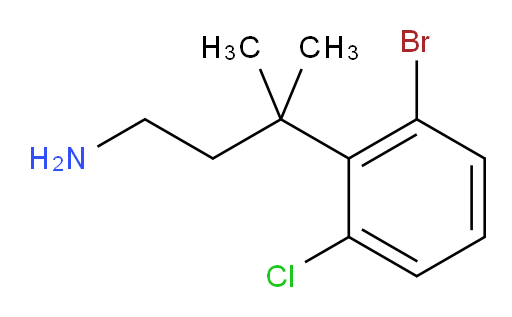 3-(2-bromo-6-chlorophenyl)-3-methylbutan-1-amine
