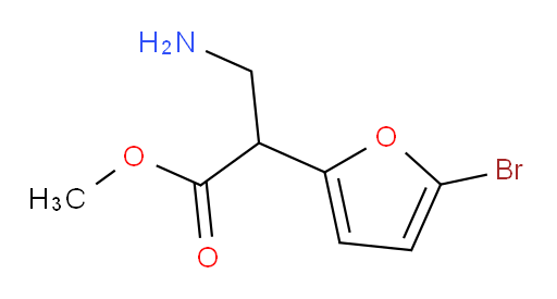 methyl 3-amino-2-(5-bromofuran-2-yl)propanoate