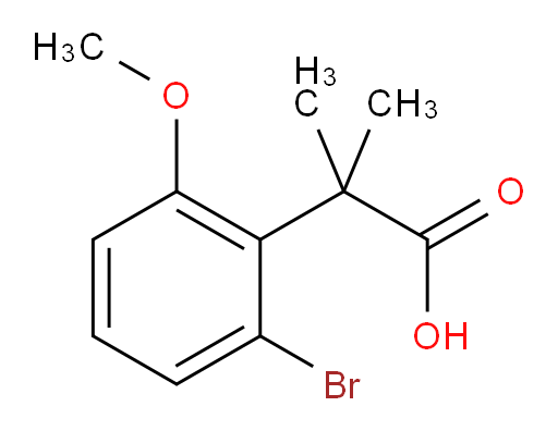 2-(2-bromo-6-methoxyphenyl)-2-methylpropanoic acid