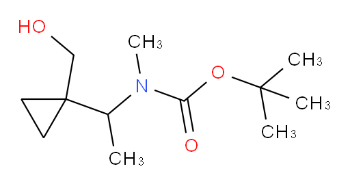 tert-butyl N-{1-[1-(hydroxymethyl)cyclopropyl]ethyl}-N-methylcarbamate