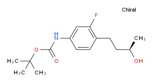 tert-butyl N-{3-fluoro-4-[(3R)-3-hydroxybutyl]phenyl}carbamate