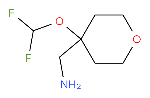 [4-(difluoromethoxy)oxan-4-yl]methanamine