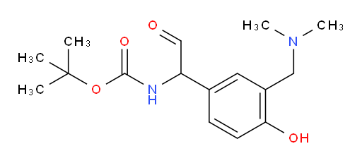 tert-butyl N-(1-{3-[(dimethylamino)methyl]-4-hydroxyphenyl}-2-oxoethyl)carbamate