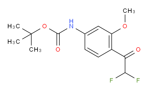 tert-butyl N-[4-(2,2-difluoroacetyl)-3-methoxyphenyl]carbamate