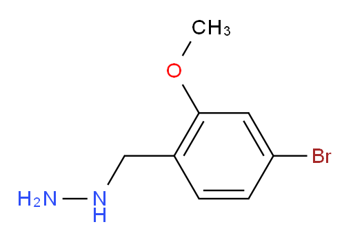 [(4-bromo-2-methoxyphenyl)methyl]hydrazine