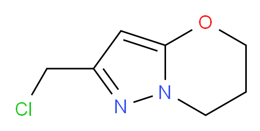 2-(chloromethyl)-5H,6H,7H-pyrazolo[3,2-b][1,3]oxazine