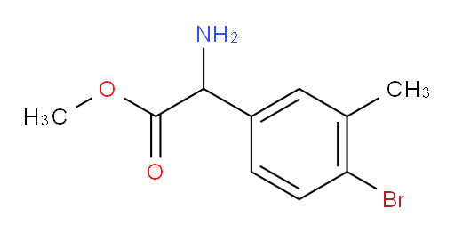 methyl 2-amino-2-(4-bromo-3-methylphenyl)acetate