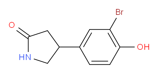 4-(3-bromo-4-hydroxyphenyl)pyrrolidin-2-one