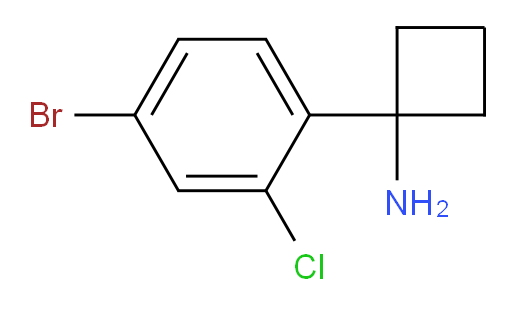 1-(4-bromo-2-chlorophenyl)cyclobutan-1-amine