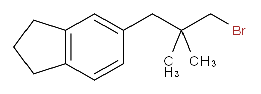 5-(3-bromo-2,2-dimethylpropyl)-2,3-dihydro-1H-indene