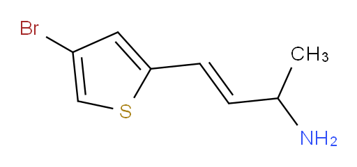 4-(4-bromothiophen-2-yl)but-3-en-2-amine
