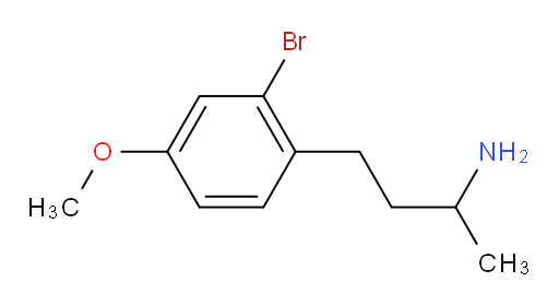 4-(2-bromo-4-methoxyphenyl)butan-2-amine