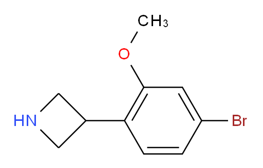 3-(4-bromo-2-methoxyphenyl)azetidine